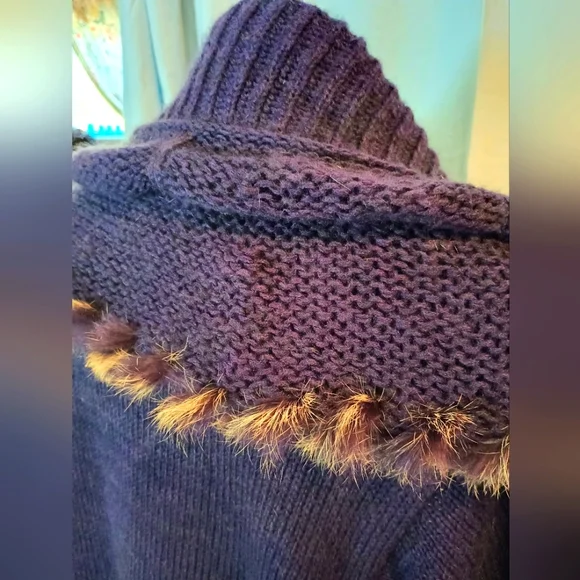 Pretty Angel Cashmere Blend Sweater In Oversized Large - Picture 8 of 11